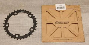 FSA Super Road Aluminum Inner Chainring 34T 110BCD 5-Bolt 10 Speed Silver/Black - Picture 1 of 3