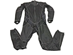 Dainese Bike Mesh 1st Layer Black Jumpsuit Suit Men Size M Long Sleeve Stretch - Picture 1 of 12