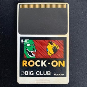Rock On PC Engine HuCard Video Game Big Club
