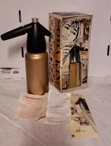 Vintage Mid-Century SODA KING SYPHON Soda Bubbler in original box w/ paperwork - Picture 1 of 3
