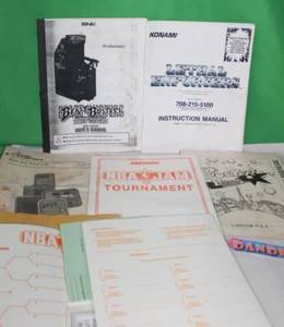De colección Videojuego Arcade Manuales Beast Busters Lethal Enforcers NBA Jam Plus - Imagen 1 de 5