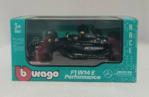 Burago Mercedes-AMG F1 W14 E Performance #44 Lewis Hamilton 1/43 Scale - Picture 1 of 2