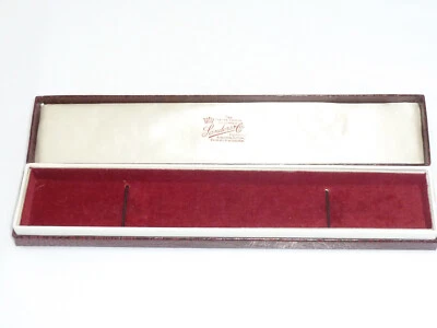 Vintage Bracelet Necklace Jewellery Presentation Box Red Jewelry Watch Case - Image 1 of 4