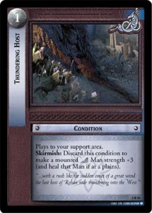 LoTR TCG BoHD Battaglia di Helm's Deep Thundering Host 5R94 - Foto 1 di 1