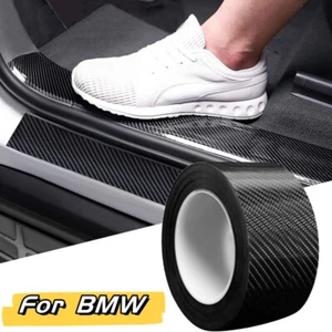 Protectores de borde de puerta de coche protector de umbral de puerta 5D fibra de carbono para BMW - Imagen 1 de 7