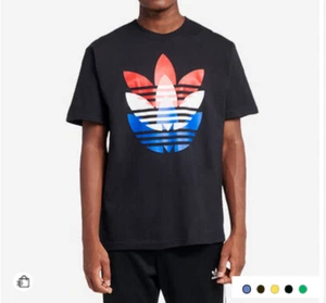 Adidas Originals men`s short sleeve t-shirt Trefoil logo t-shirt XL 2XL White B - Picture 1 of 23