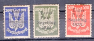 ALEMANIA, VELA, 3 SELLOS DIFERENTES, MH - Imagen 1 de 1
