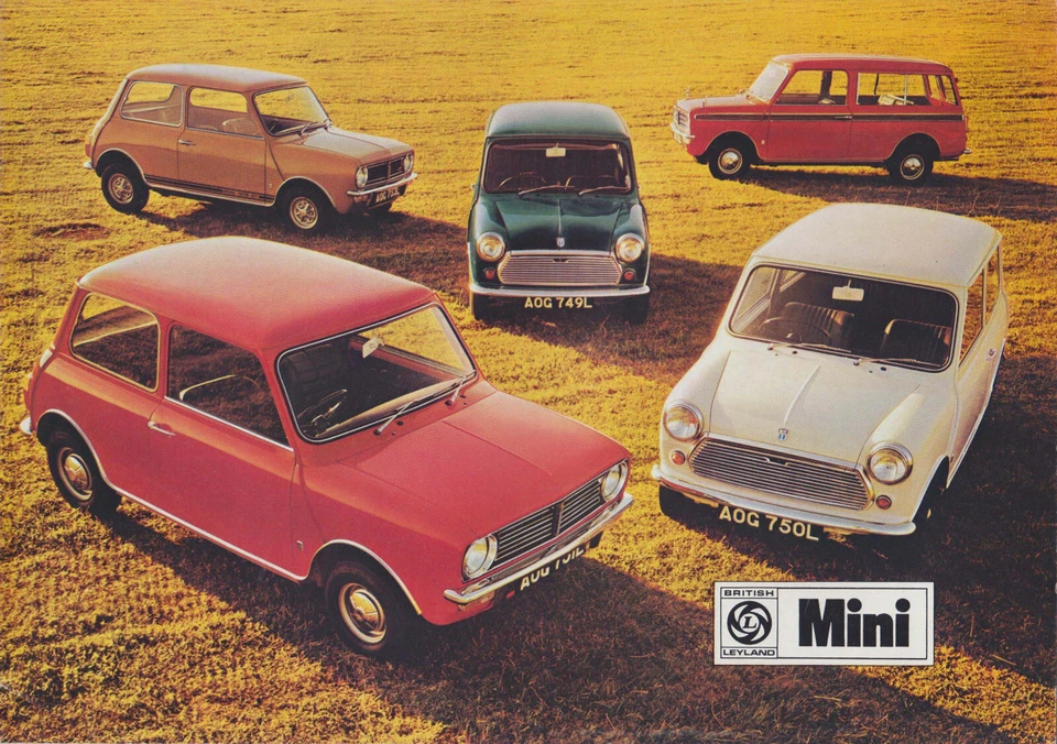 BL Mini 850 1000 Clubman 1275GT 1972-74 Original UK Sales Brochure No. 2842/G - Image 1 of 1