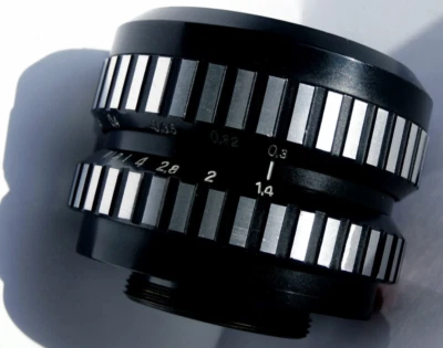 Carl Zeiss Jena 1.4/25mm Zebra Tevidon C-Mount M25, Optimal Image IQ, a Remark - Image 1 of 4