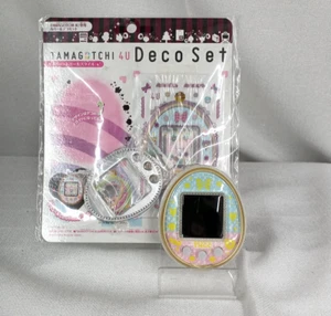Tamagotchi 4U Deco Set Sweet Girl Style Silver Bandai Used from Japan - Picture 1 of 10