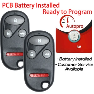 2 For Honda Accord 1998 1999 2000 2001 2002 Keyless Remote Control Car Key Fob  - Foto 1 di 12