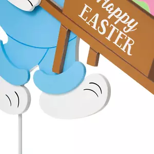 Easter Yard Signs with Stakes Garden Decorations, 30.5"H Wooden Easter Bunny ... - Picture 1 of 7