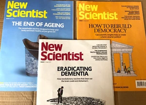 New Scientist Magazines x 3 Issues 2024 ERADICATING DEMENTIA ~THE END OF AGING - Picture 1 of 1