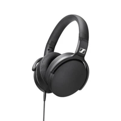 Sennheiser HD 400S Black Around-Ear Headphones Noise Isolation Headset Deep Bass - Image 1 of 4