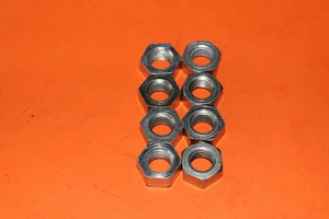PAQUETE DE OCHO TUERCAS CEI TRIUMPH BSA ARIEL AJS INCOMPARABLES 3/8" CEI 26 TPI HECHAS EN EL REINO UNIDO - Imagen 1 de 1