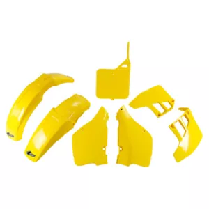 Kit de plástico UFO Suzuki Motocross EVO RM 125 89-91 FABRICANTE DE EQUIPOS ORIGINALES amarillo - Imagen 1 de 6