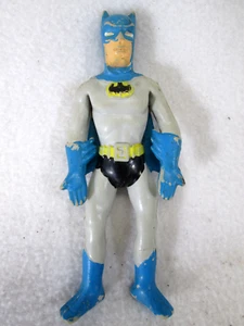 Vintage 1973 Mego Batman rubber Bend N Flex action figure 5" Hong Kong - Picture 1 of 7