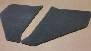 Chevrolet 1957 kick panels L & R. Dark grey plush carpet. NEW. - Picture 1 of 1