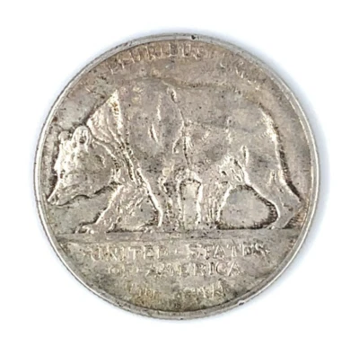 1925-S 50C California Commemorative Half Dollar Silver Coin AU Light Toning - Image 1 of 2