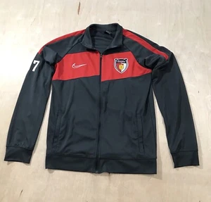 Nike Dri-Fit Teens Texans Gray/Red Athletic Zip Up Jacket Size XL - Picture 1 of 10
