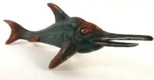 Figurine Starlux Série Préhistoire Réf FS40043 Ichthyosaure Vintage France - Foto 1 di 4