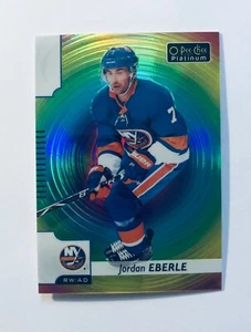 Jordan Eberle 2017-18 O-Pee-Chee Platinum Rainbow Color Wheel #104 Islanders - Bild 1 von 2