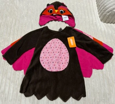 GYMBOREE HALLOWEEN OWL COSTUME CAPE & Hat Girls Outfit 18-24 M NWT - Image 1 of 4