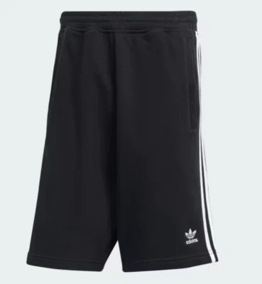 Adidas Originals Men's Lifestyle Adicolor 3-Stripes Shorts Black IU2337 i - Image 1 of 4