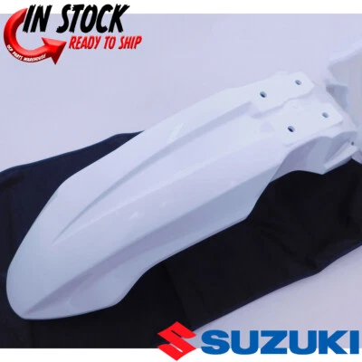 NUEVO GUARDABARROS DELANTERO BLANCO OEM SUZUKI DRZ400S SM 2008-2023 53111-29FA0-30H Foto 1 de 4