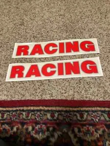 Brand New Racing Decal Vinyl Sticker Rear Swinging Arm set pair 2 Vertemati VOR - Picture 1 of 3