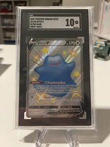 Pokemon Ditto V SV118/SV122 - Shining Fates Shiny Vault - SGC 10 Gem Mint - Bild 1 von 2