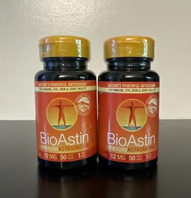 Nutrex BioAstin, Astaxantina Hawaiana, 12 mg 100 cápsulas de gel Foto 1 de 4