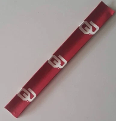 University of Oklahoma Sooners NCAA Slap Bracelet Handmade - Image 1 of 2