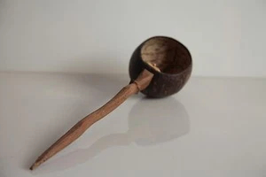 Hand Made Shower tool, Baby Coconut, Wood. LAO PDR - Picture 1 of 4