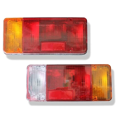 COPPIA Fanale Posteriore Stop Dx+ Sx Furgoni -Veicoli Ver. Cassonato Compatibile - Immagine 1 di 4
