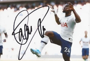 TOTTENHAM: SERGE AURIER FIRMADA 6x4 FOTO DE ACCIÓN + CERTIFICADO DE AUTENTICIDAD - Imagen 1 de 1