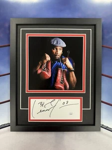 Lennox Lewis Signed Cut Jsa Auto Custom Framed Boxing - Picture 1 of 3