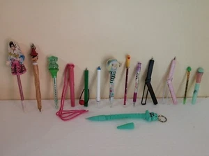 LOTTO 14 RARE PENNE ORIGINALI VINTAGE ANNI '80 - Picture 1 of 4