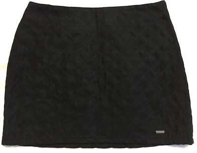 Abercrombie Kids черный искусственной замши выстеганная мини юбка новый с Ярлыками Sz 12 - Изображение 1 из 4