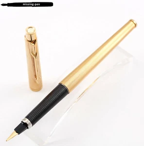 Slim Parker Classic Cartridges Fountain with gold plated nib in F, M or B - Picture 1 of 21