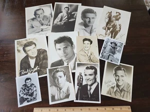 12 circa 1950s Hollywood Actors Promotional Photographs – Rock Hudson - Picture 1 of 6