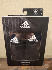 New Adidas ELITE VOLLEYBALL KNEEPADS in Black Size Small. #64 - Picture 1 of 3