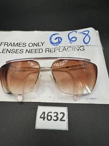 NEOSTYLE Germany Sunsport Aviator Oversize Gold Rare Eyeglasses 37-907 66-16 - Picture 1 of 8
