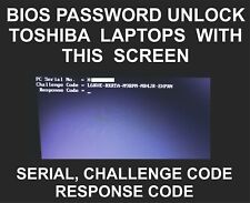 Toshiba Bios Password Unlock, Libretto, Portege, Tecra, Satellite, Qosmio, Radiu
