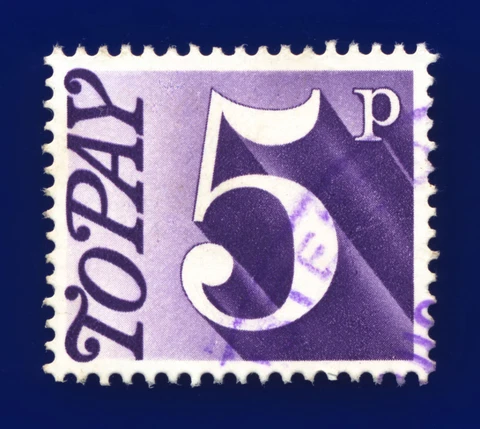 1971 SG D82 5p Violet Spec Z68 Purple CDS Well-centred * Perfs Fine Used ciho Cover