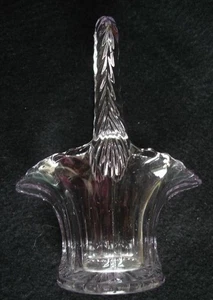 Antiker natürlicher sonnenlila Glas Braut Korb 6 1/2 cm hoch - Bild 1 von 1