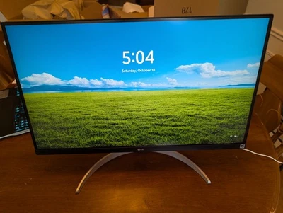 LG 27UP600-W 27-inch IPS LED 4K UHD Monitor --60Hz AMD FreeSync, HDR - Image 1 of 4