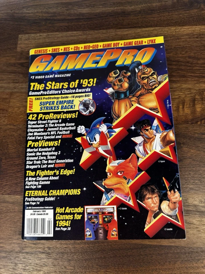 GamePro Magazine The Stars of '93 February 1994 - Image 1 of 4