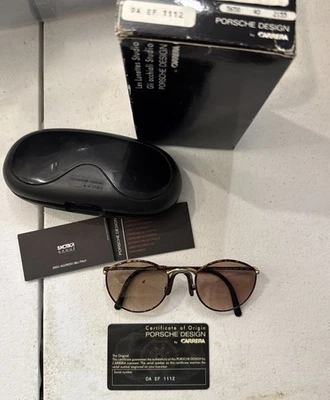 Gafas de sol Porsche Design Carrera doradas vienen con todo en fotos 5658 Foto 1 de 4