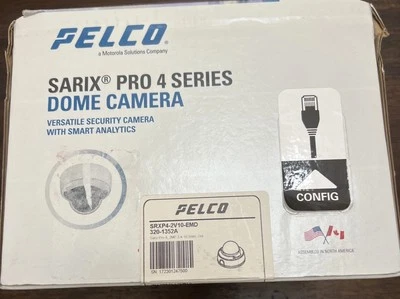 New Pelco Sarix Pro 4 Series Dome Camera  Security Camera SRXP4-2V10-EMD White - Image 1 of 4